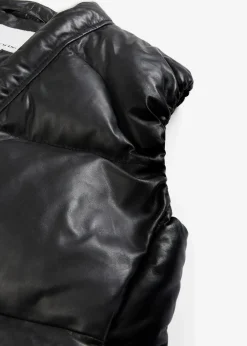 Best Leder-Steppweste aus Lammnappa Damen Jacken & Mäntel|Bekleidung·Hosen