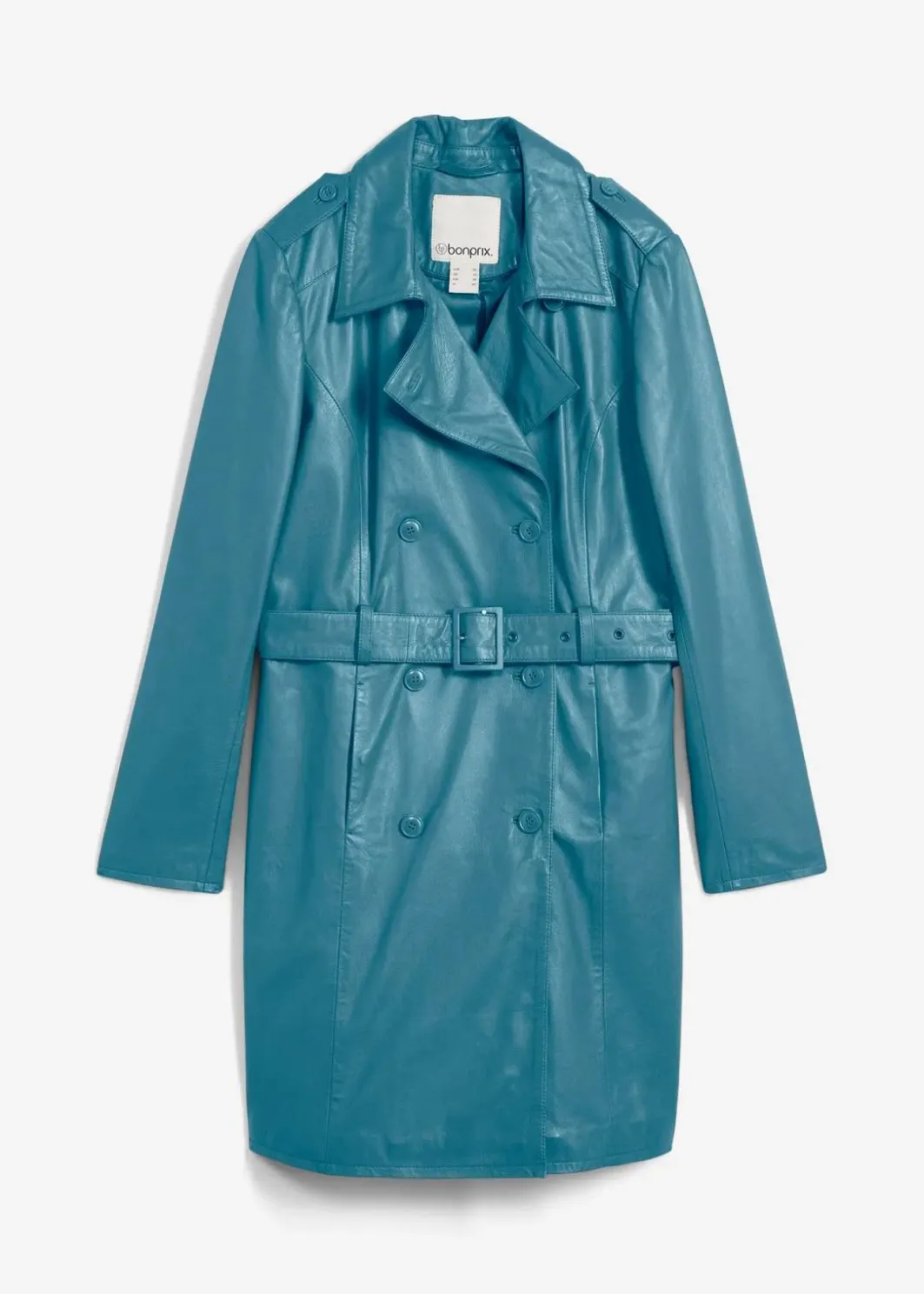 Damen bonprix Bekleidung·Hosen|Premium|Leder-Trenchcoat aus Lammnappa