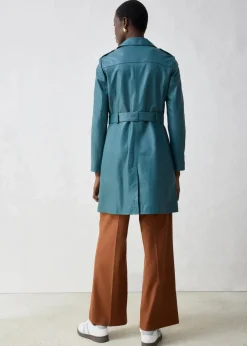 Damen bonprix Bekleidung·Hosen|Premium|Leder-Trenchcoat aus Lammnappa