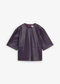 Damen bonprix Bekleidung·Jacken & Mäntel|Blusen & Tuniken|Leder-Tunika aus Lammnappa