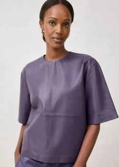 Damen bonprix Bekleidung·Jacken & Mäntel|Blusen & Tuniken|Leder-Tunika aus Lammnappa