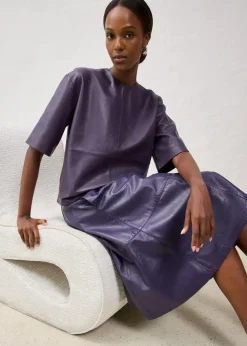 Damen bonprix Bekleidung·Jacken & Mäntel|Blusen & Tuniken|Leder-Tunika aus Lammnappa