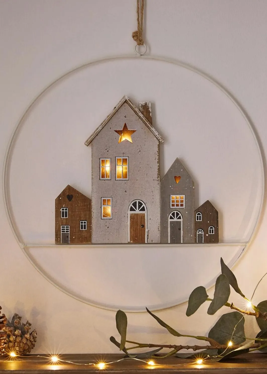 Hot LED-Hängedeko Häuser Sehr Beliebt|Wohnaccessoires