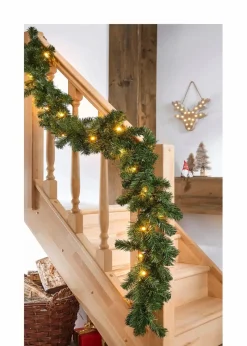 bonprix Wohnaccessoires|Weihnachtsdeko & -Textilien·Dekoration|LED-Kunsttannengirlande