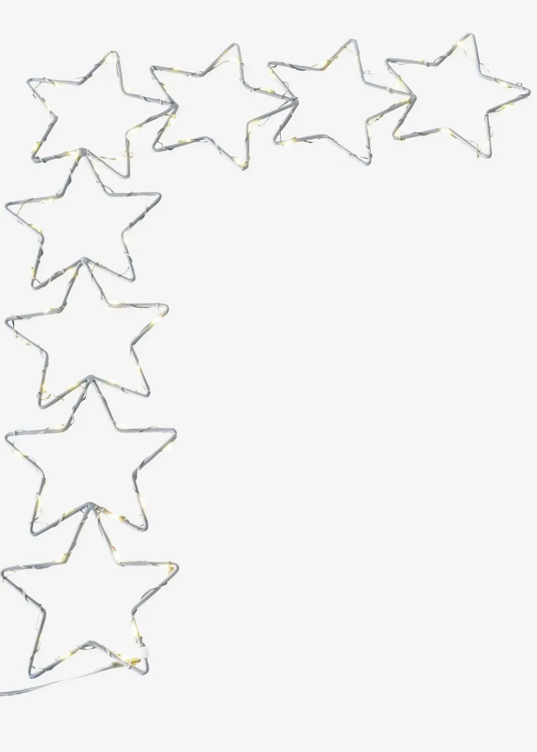 bonprix Wohnaccessoires|Weihnachtsdeko & -Textilien·Dekoration|LED-Türrahmendeko mit Sternen
