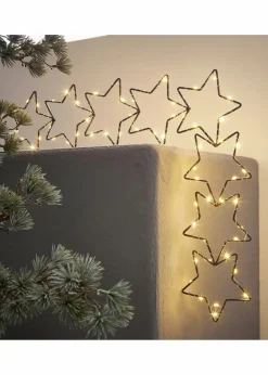 bonprix Wohnaccessoires|Weihnachtsdeko & -Textilien·Dekoration|LED-Türrahmendeko mit Sternen