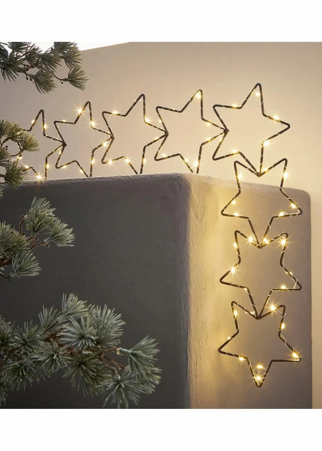bonprix Wohnaccessoires|Weihnachtsdeko & -Textilien·Dekoration|LED-Türrahmendeko mit Sternen