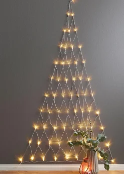 bonprix Wanddekoration|Weihnachtsdeko & -Textilien·Beleuchtung|LED-Wanddeko in Tannenbaum-Design