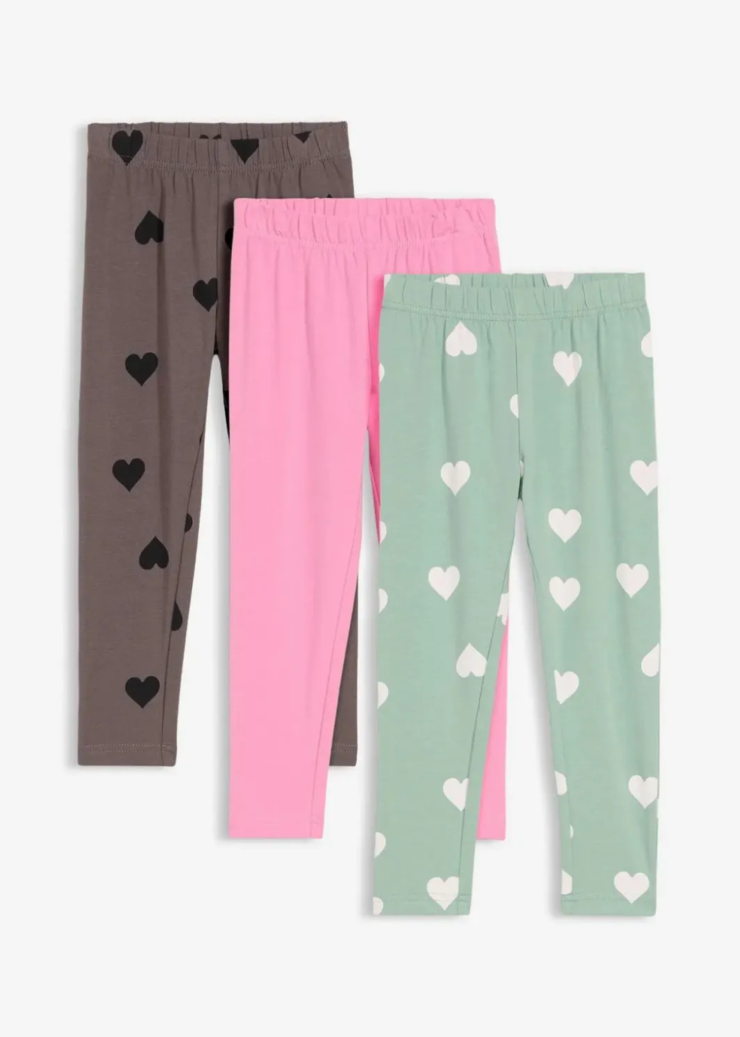 Discount Leggings aus elastischem Bio-Baumwoll-Mix (3er Pack) Kinder Mädchen 2-8 Jahre·Nachhaltigere Materialien|Mädchen 9-16 Jahre·Nachhaltigere Materialien