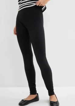 Kinder bonprix Mädchen 9-16 Jahre·Mehrfachpacks|Mädchen 9-16 Jahre·Hosen & Leggings|Leggings aus elastischem Bio-Baumwoll-Mix (2er Pack)