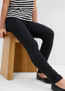 Kinder bonprix Mädchen 9-16 Jahre·Mehrfachpacks|Mädchen 9-16 Jahre·Hosen & Leggings|Leggings aus elastischem Bio-Baumwoll-Mix (2er Pack)
