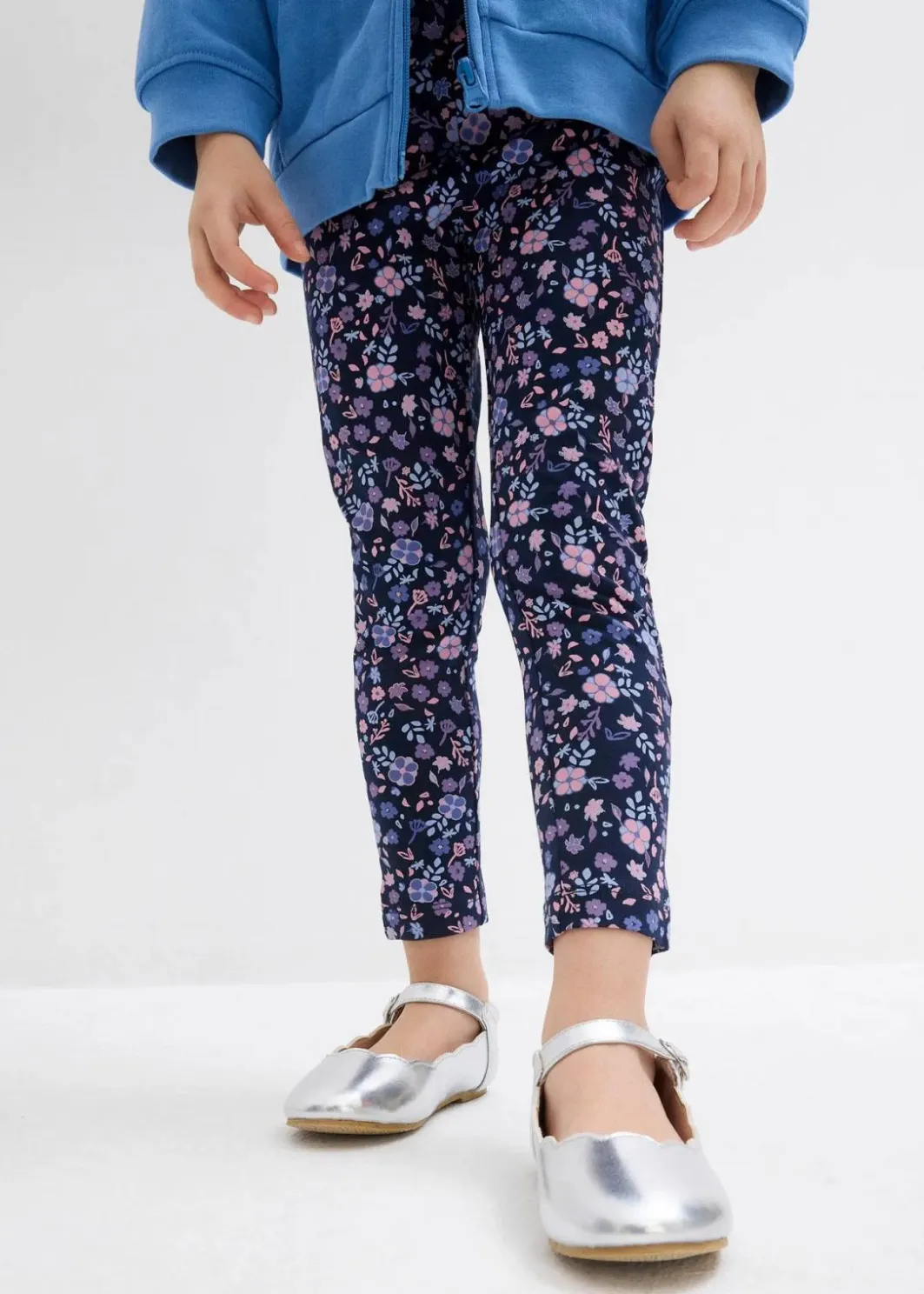Kinder bonprix Mädchen 2-8 Jahre·Mehrfachpacks|Mädchen 2-8 Jahre·Jeans & Hosen|Leggings aus elastischem Baumwoll-Mix (3er Pack)