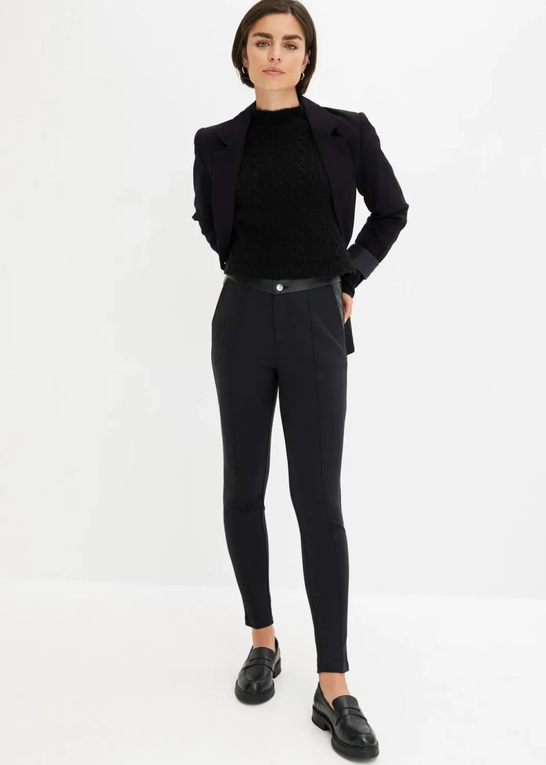 Damen bonprix Bekleidung·Kleider|Hosen|Leggings aus fließendem Viskose-Mix