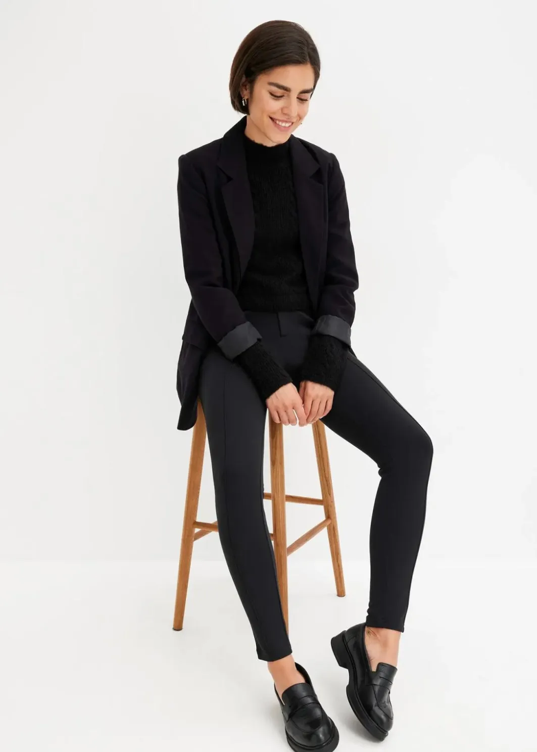 Damen bonprix Bekleidung·Kleider|Hosen|Leggings aus fließendem Viskose-Mix