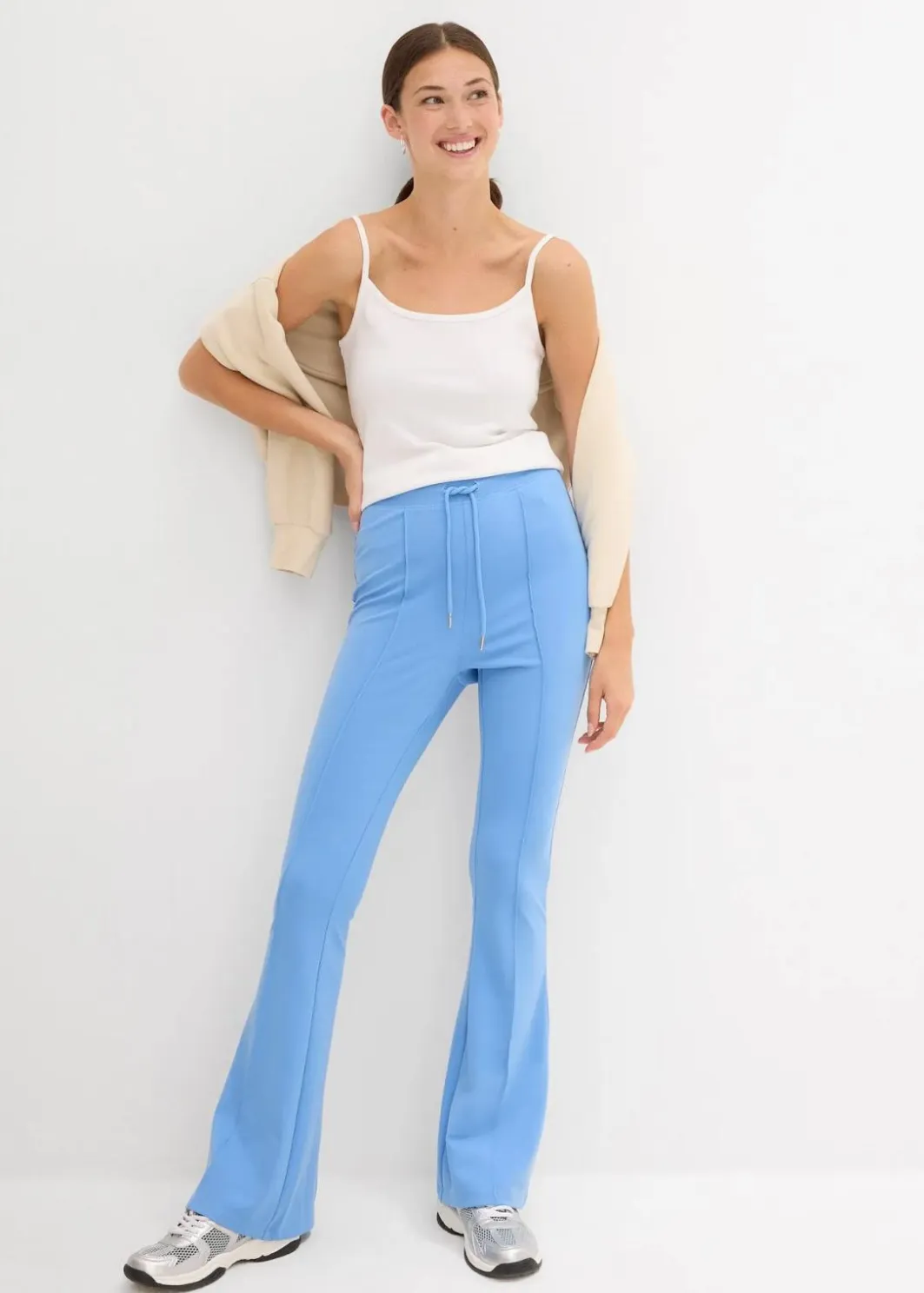 Damen bonprix Bekleidung·Kleider|Nachhaltigere Materialien|Leggings aus Punto di Roma