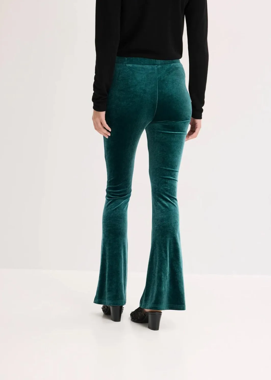 Damen bonprix Hosen|Leggings aus softem Samt
