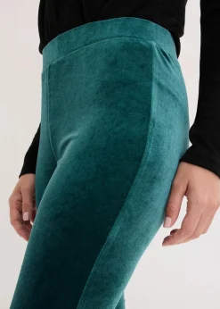 Damen bonprix Hosen|Leggings aus softem Samt