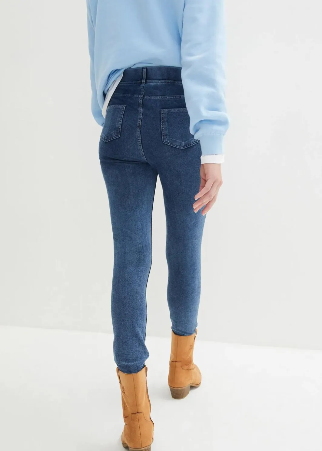 Damen bonprix Bekleidung·Kleider|Hosen|Leggings in Jeansoptik