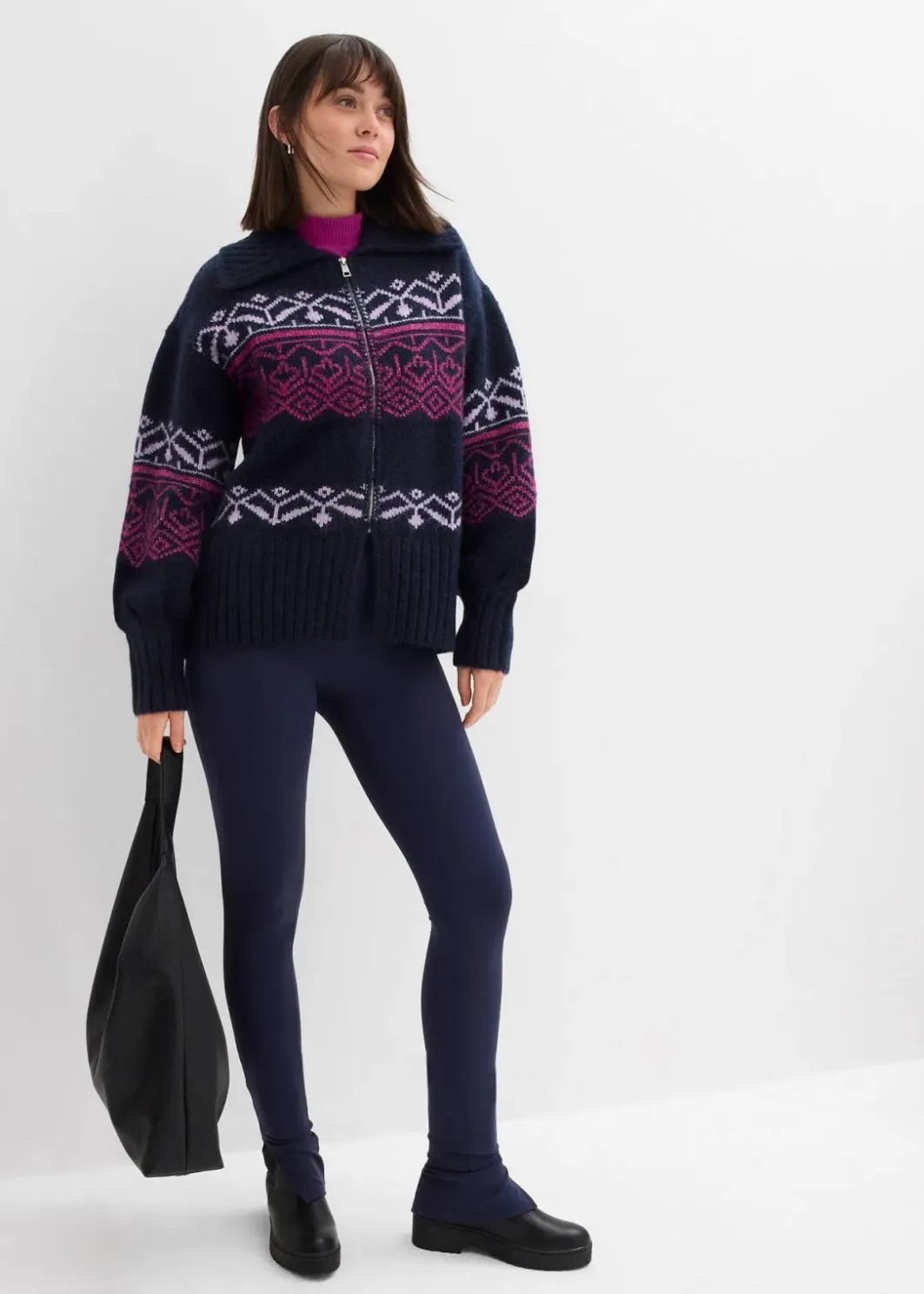 Damen bonprix Bekleidung·Kleider|Hosen|Leggings mit Nahtreißer