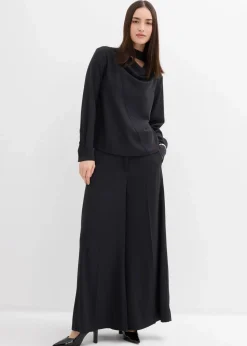 Best Leicht glänzendes Blusenshirt Damen Bekleidung·Jacken & Mäntel|Blusen & Tuniken