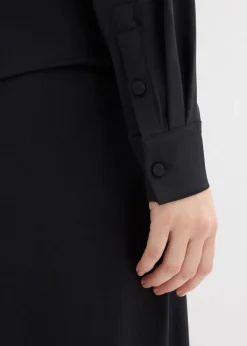 Best Leicht glänzendes Blusenshirt Damen Bekleidung·Jacken & Mäntel|Blusen & Tuniken