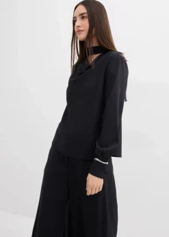 Best Leicht glänzendes Blusenshirt Damen Bekleidung·Jacken & Mäntel|Blusen & Tuniken