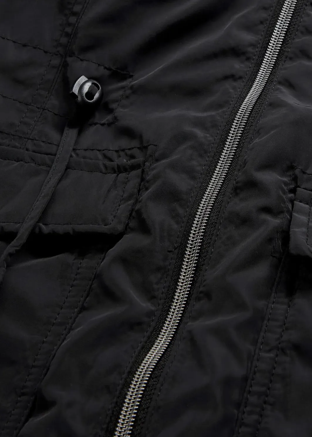 Hot Leicht wattierter Mantel mit Tunnelzug Damen Bekleidung·Hosen|Jacken & Mäntel