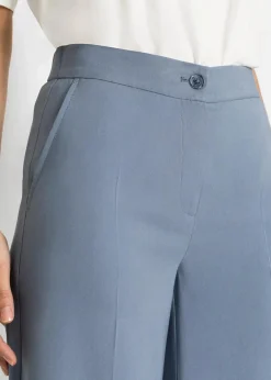 Damen bonprix Hosen|Bekleidung·Kleider|Leichte Marlenehose mit Viskose