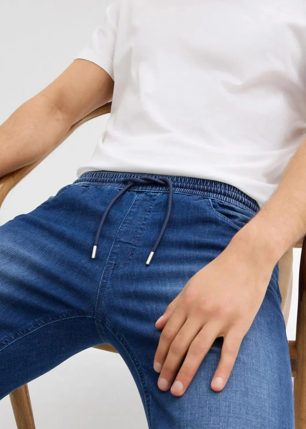 Discount Leichte Regular Fit Schlupf-3/4-Stretch-Jeans, Straight (2er Pack) Herren Jeans|Große Größen