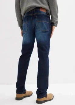 Herren bonprix Große Größen|Jeans|Leichte Regular Fit Stretch-Jeans, Straight (2er Pack)