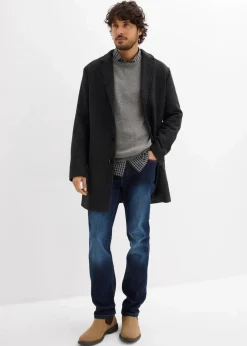Herren bonprix Große Größen|Jeans|Leichte Regular Fit Stretch-Jeans, Straight (2er Pack)