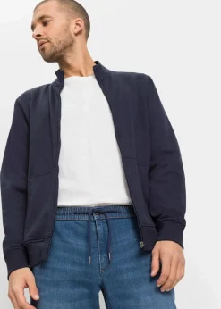 Herren bonprix Jeans|Große Größen|Leichte Regular Fit Stretch-Schlupfjeans mit Komfortbund, Straight