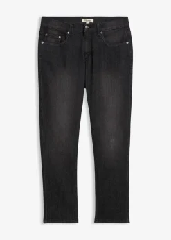 Herren bonprix Jeans|Große Größen|Leichte Slim-Fit-Jeans, Straight