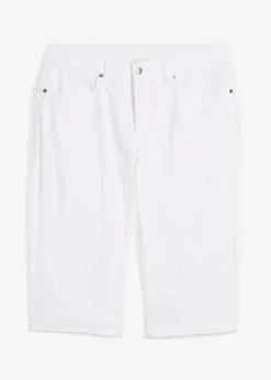 Sale Leichte Stretch-Jeans-Long-Bermuda, Regular Fit Herren Hosen|Shorts