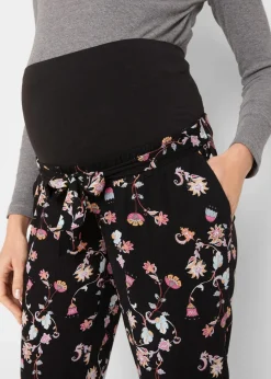 Damen bonprix Umstandsmode|Leichte Umstandshose aus Viskose, Loose Fit