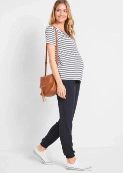 Damen bonprix Umstandsmode|Leichte Umstandshose aus Viskose, Loose Fit