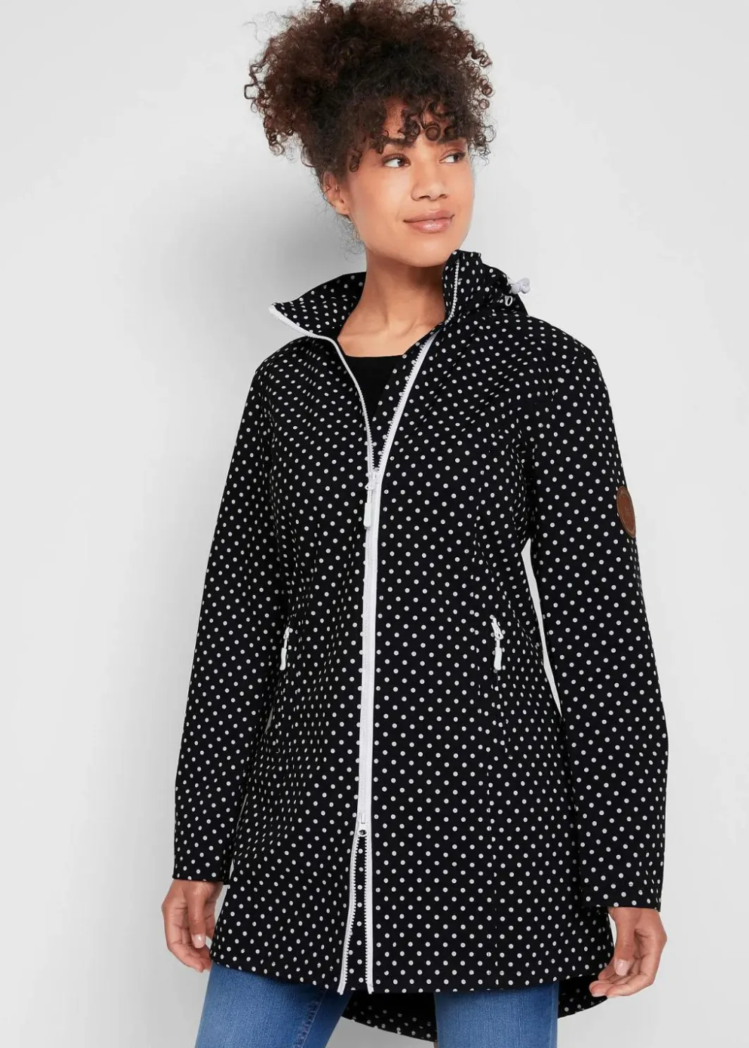 Outlet Leichte, wasserabweisende Softshell-Langjacke Damen Jacken & Mäntel