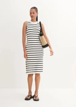 New Leichtes Feinstrick-Kleid, gestreift Damen Bekleidung·Umstandsmode|Bekleidung·Pullover & Strickjacken