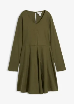 Outlet Leichtes Flanellkleid aus reiner Baumwolle Damen Bekleidung·Pullover & Strickjacken|Kleider
