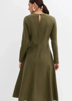 Damen bonprix Bekleidung·Pullover & Strickjacken|Kleider|Leichtes Flanellkleid aus reiner Baumwolle