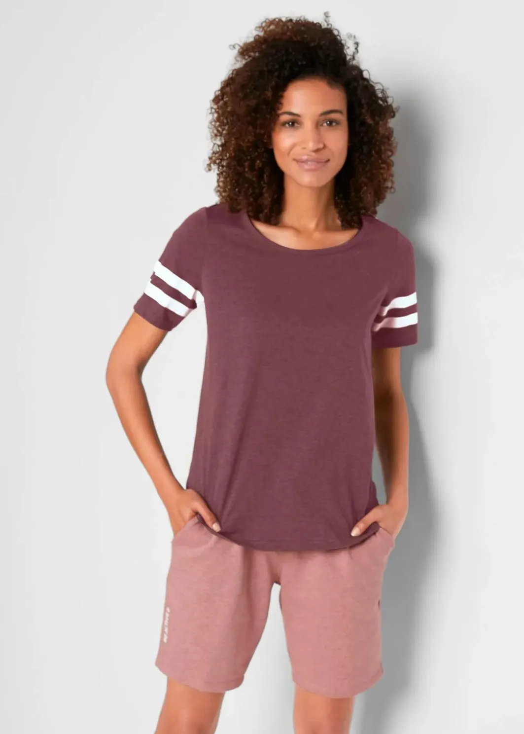 Damen bonprix Sportbekleidung|Shirts & Tops|Leichtes Sport-Shirt (2er Pack)