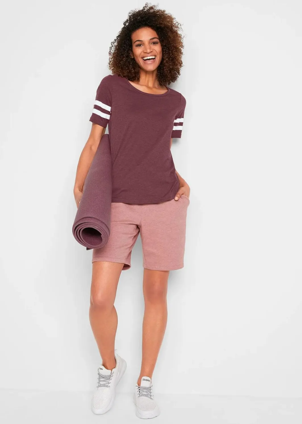 Damen bonprix Sportbekleidung|Shirts & Tops|Leichtes Sport-Shirt (2er Pack)