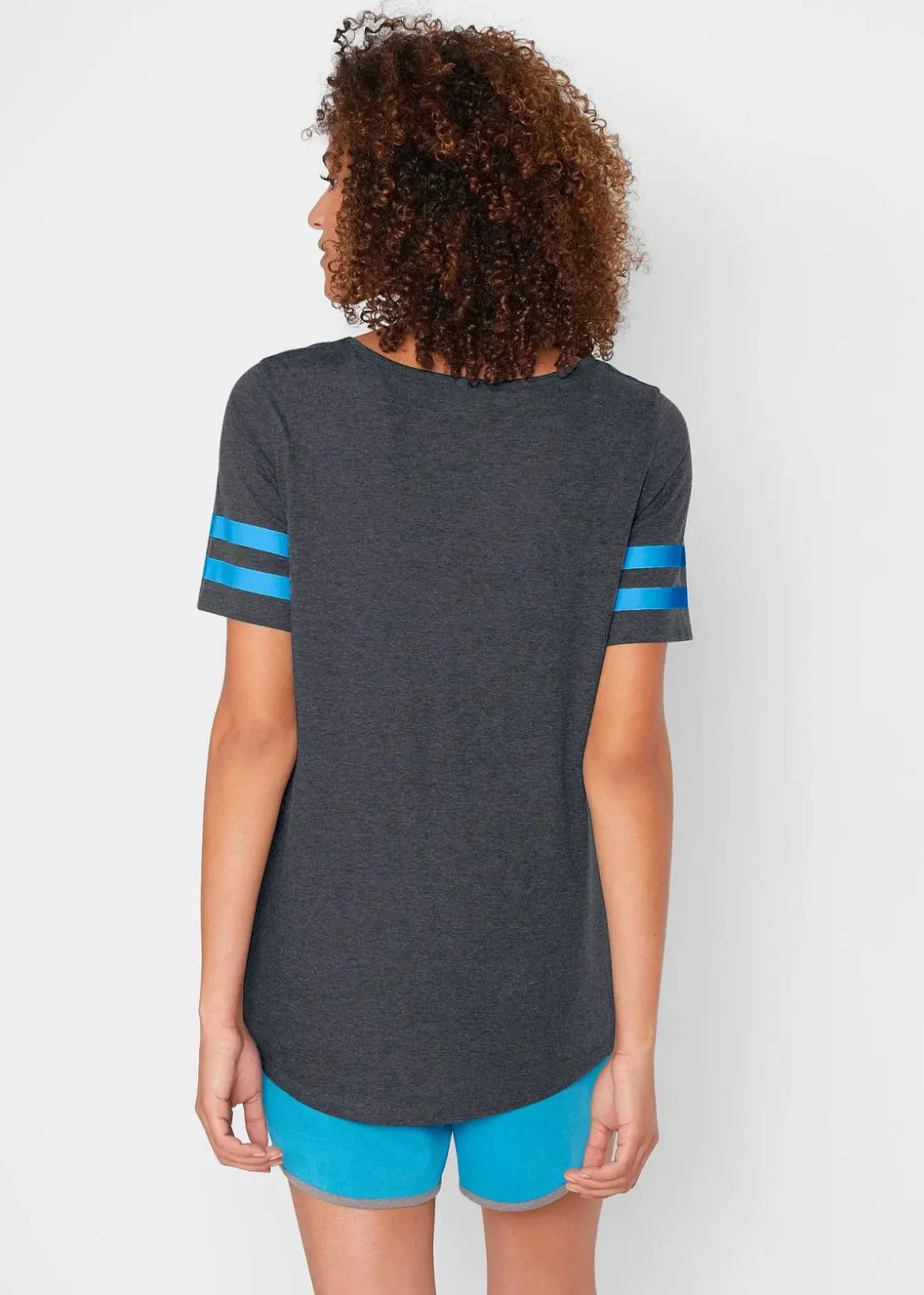 Damen bonprix Shirts & Tops|Sportbekleidung|Leichtes Sport-Shirt (2er Pack)