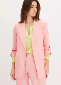 Discount Leinen Blazer Damen Bekleidung·Basics|Blazer