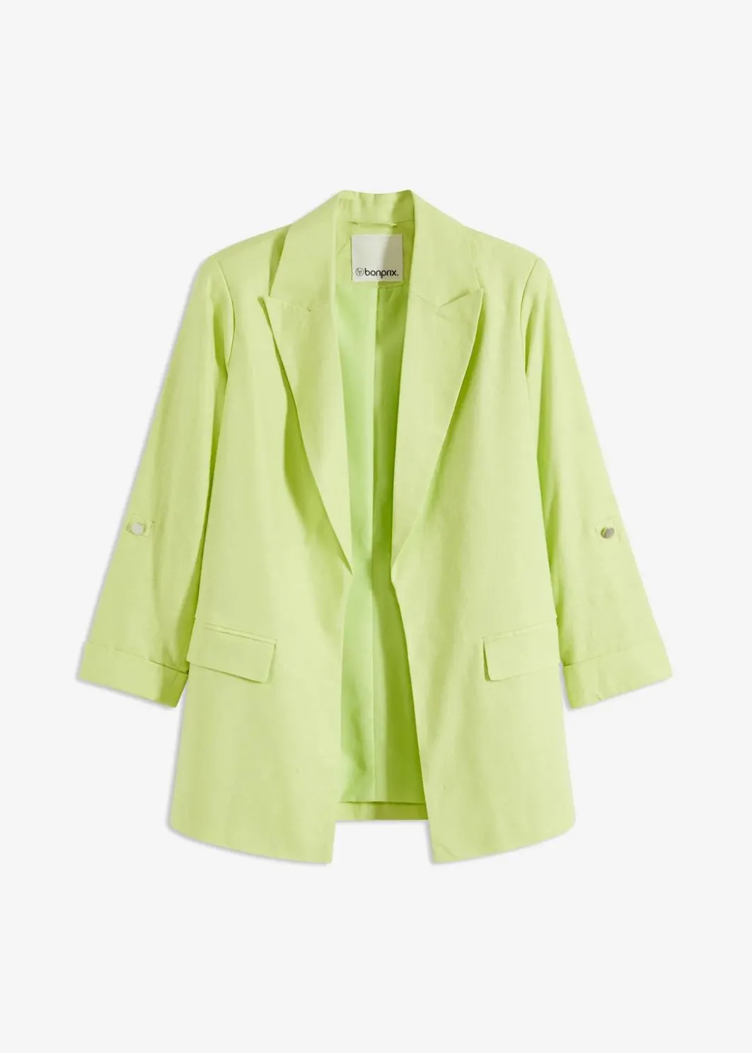 Outlet Leinen Blazer Damen Blazer|Bekleidung·Basics
