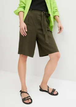 Best Leinen-Bermuda Damen Bekleidung·Outdoorbekleidung|Bekleidung·Kleider