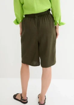 Best Leinen-Bermuda Damen Bekleidung·Outdoorbekleidung|Bekleidung·Kleider