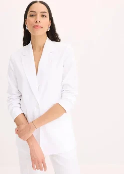 Online Leinen-Blazer Damen Blazer