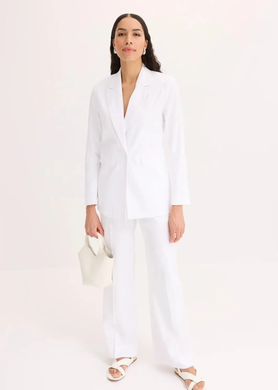 Online Leinen-Blazer Damen Blazer