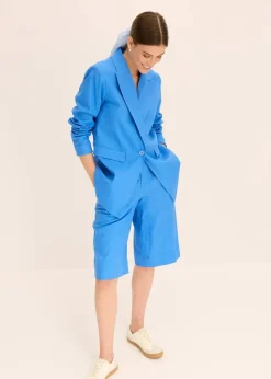 Damen bonprix Blazer|Leinen-Blazer
